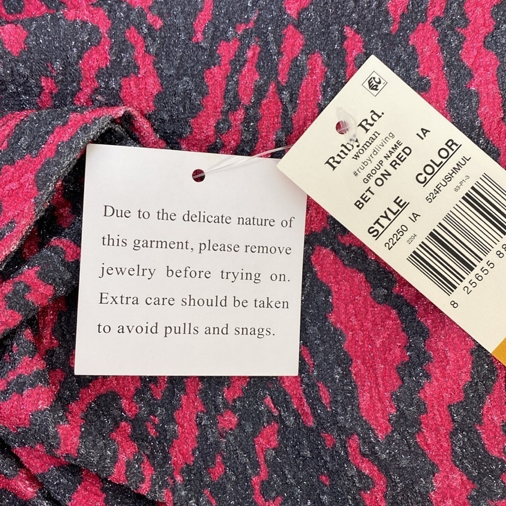 Ruby Rd. Cowl Neck Blouse - Picture 9 of 10